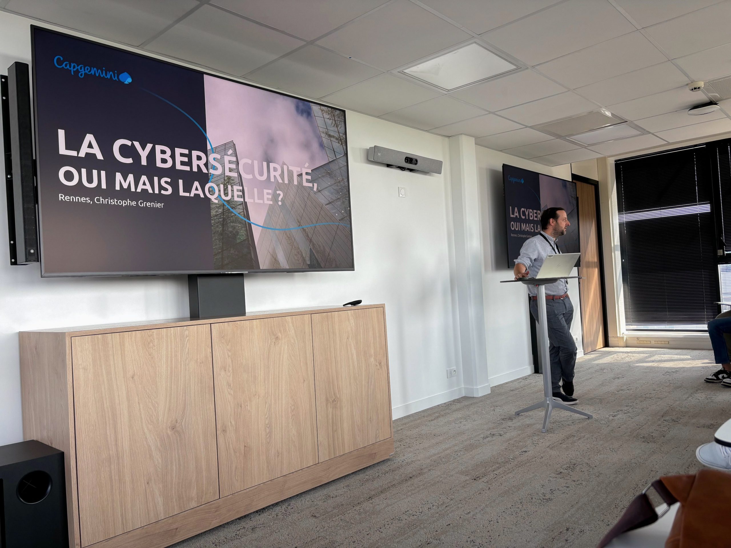 Présentation de Capgemini dans leurs locaux