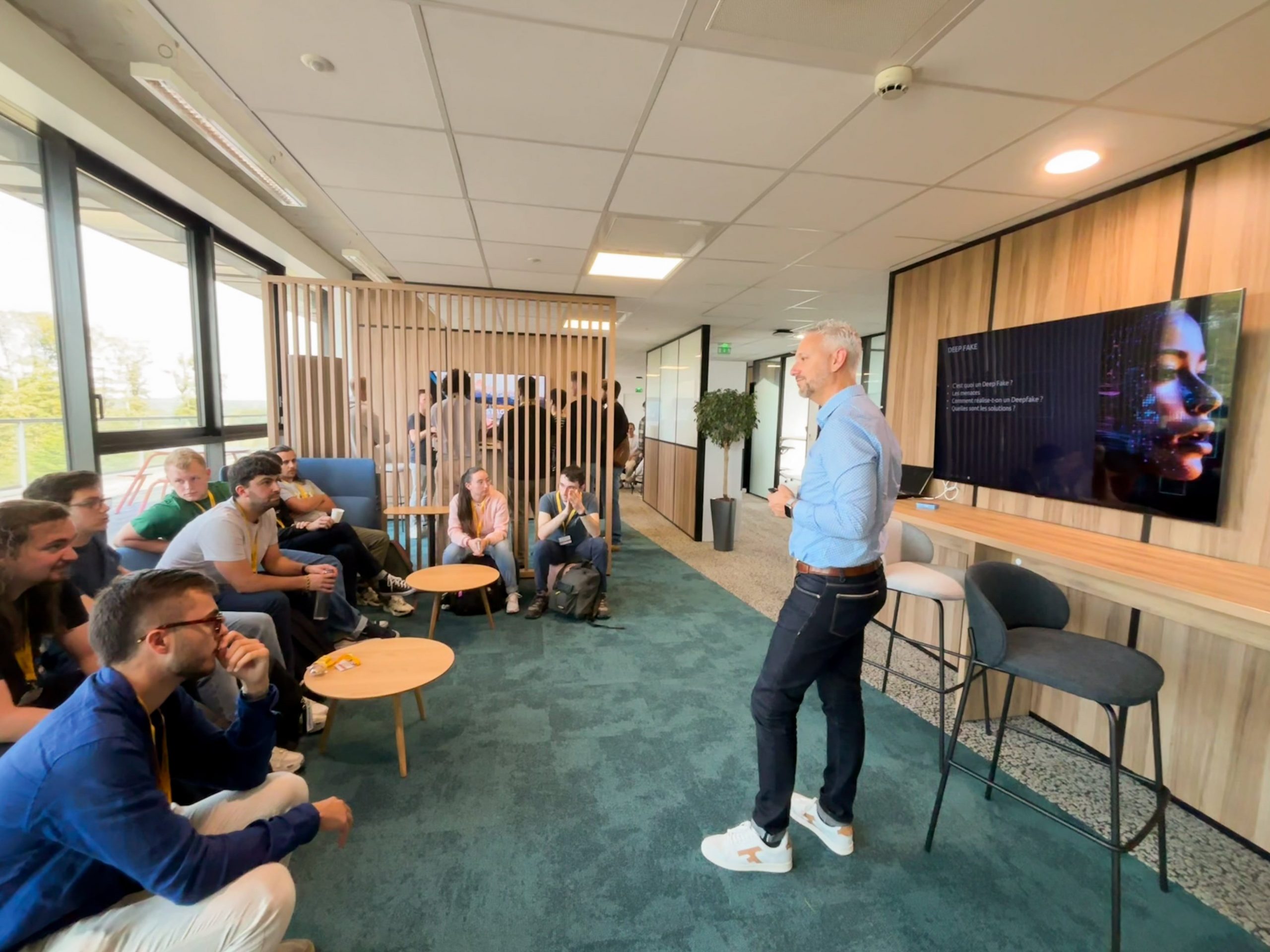 Présentation de Capgemini dans leurs locaux