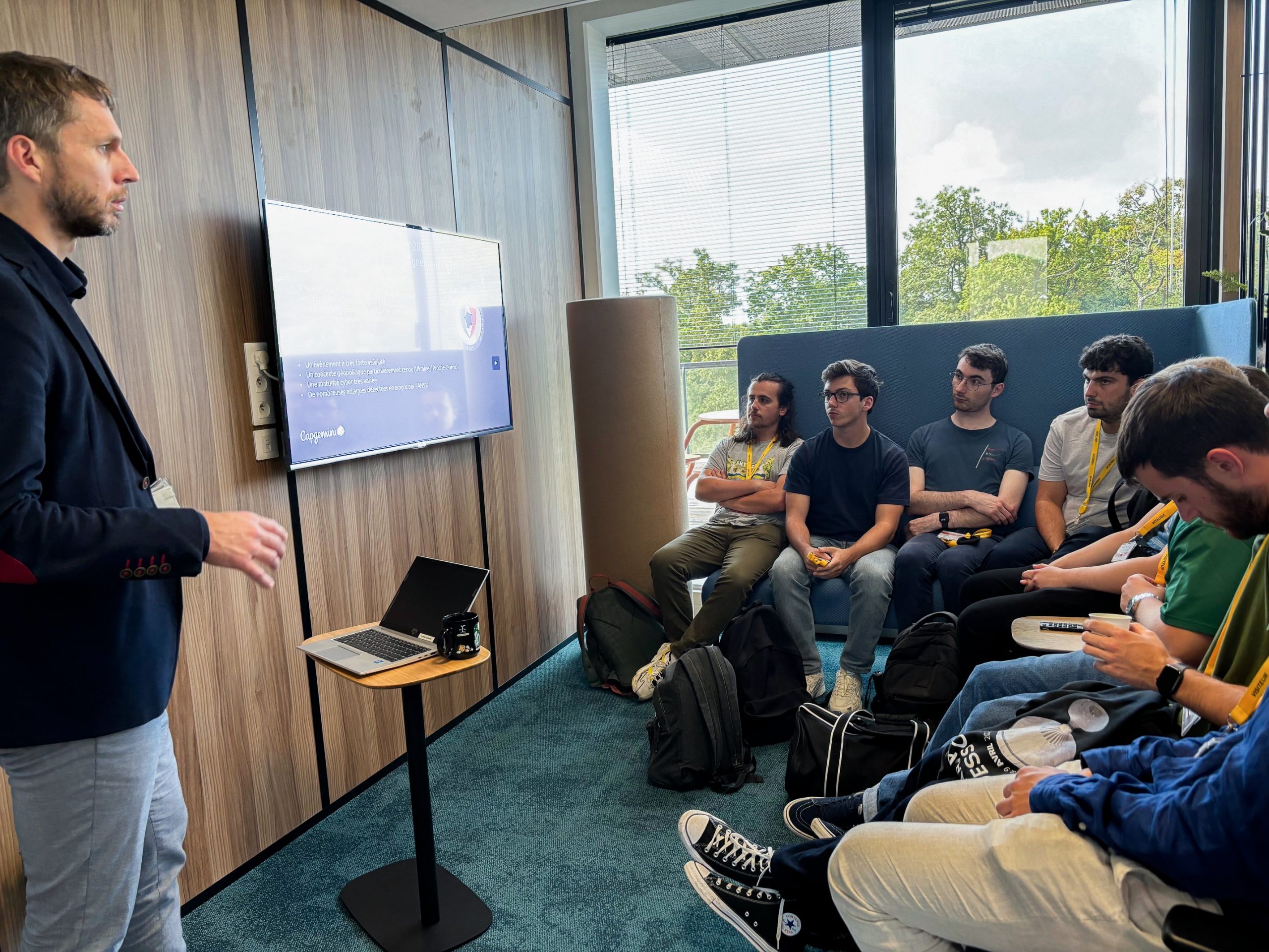 Présentation de Capgemini dans leurs locaux