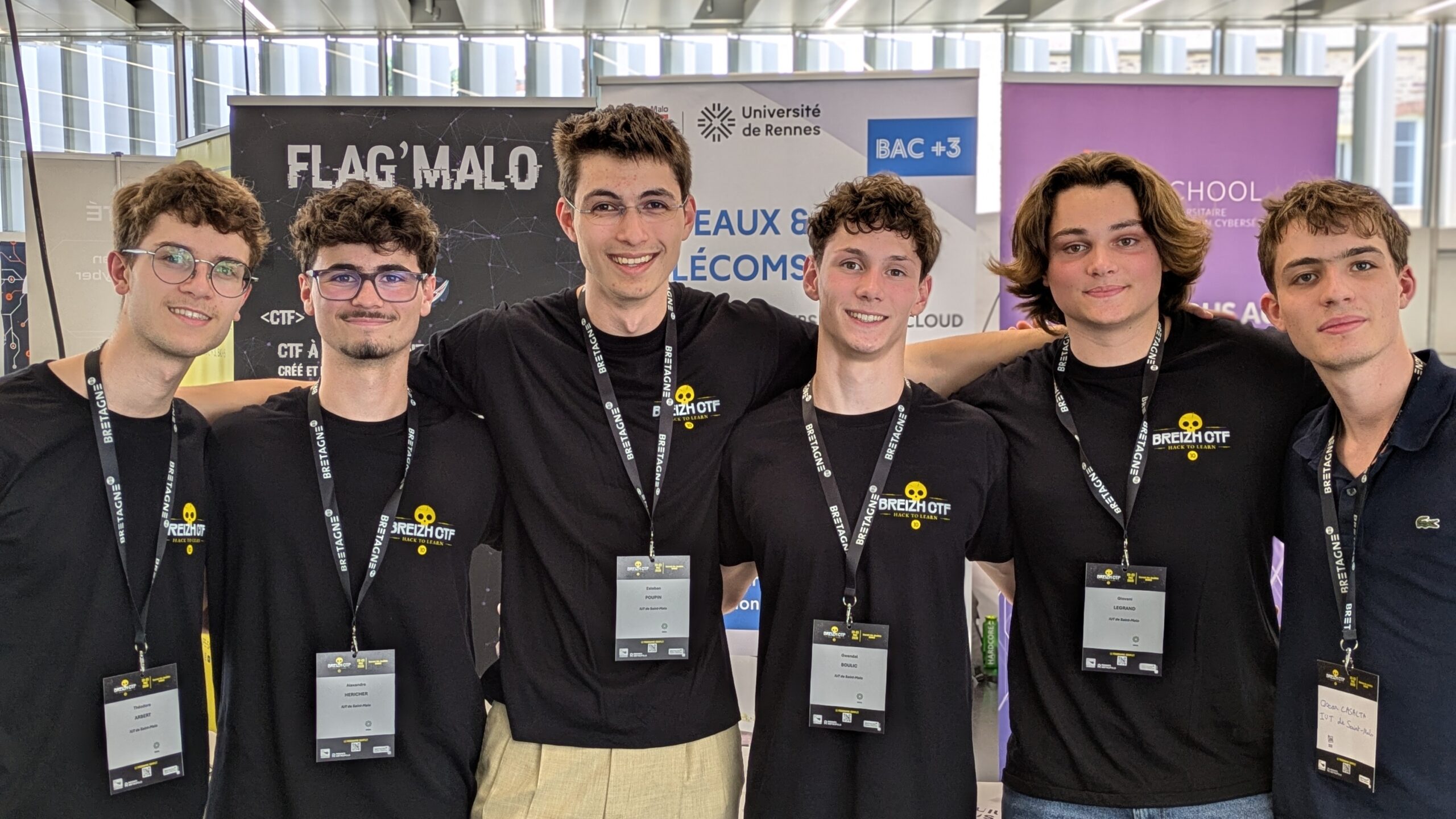étudiants chaperons